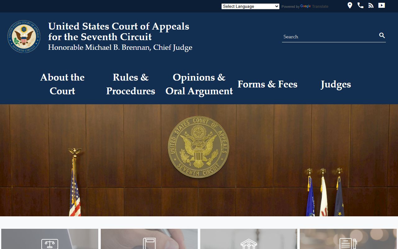 Jasper County court dockets Seventh Circuit appellate court