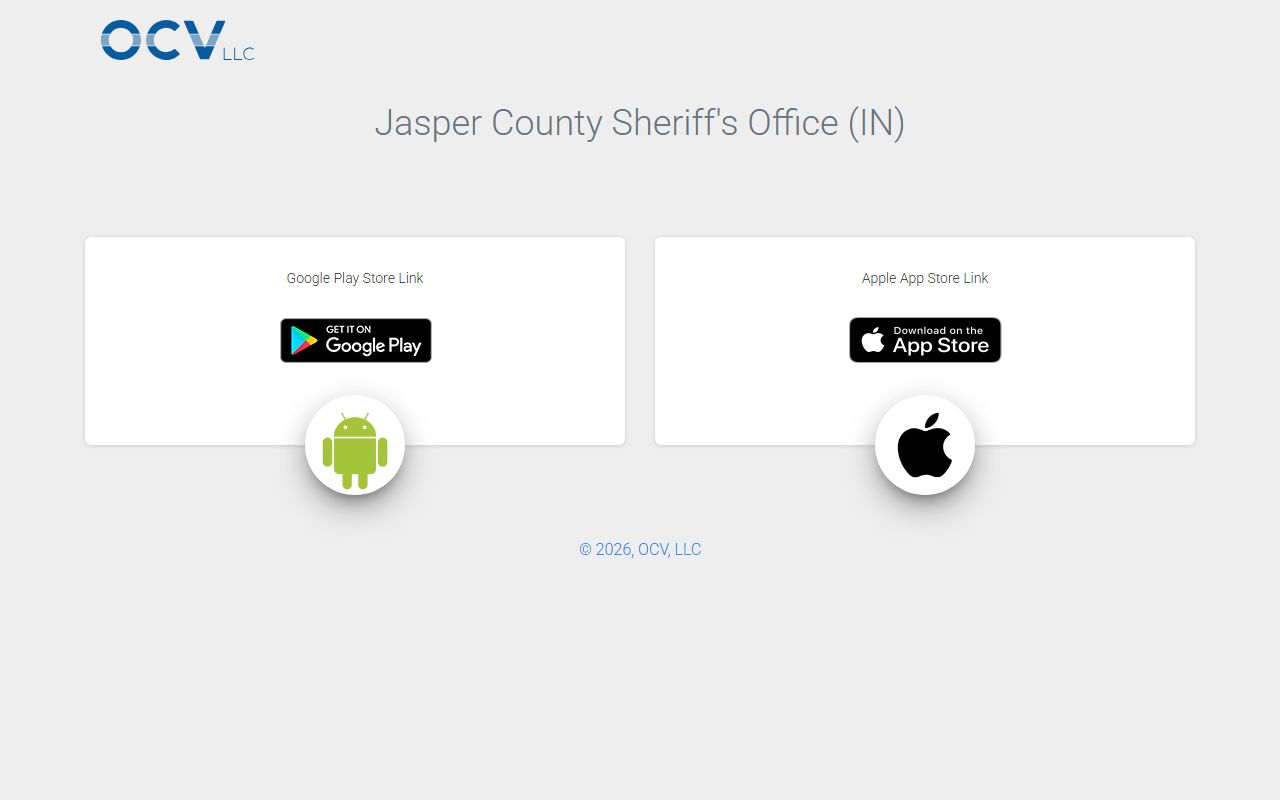 Jasper County warrant records sheriff mobile app hub